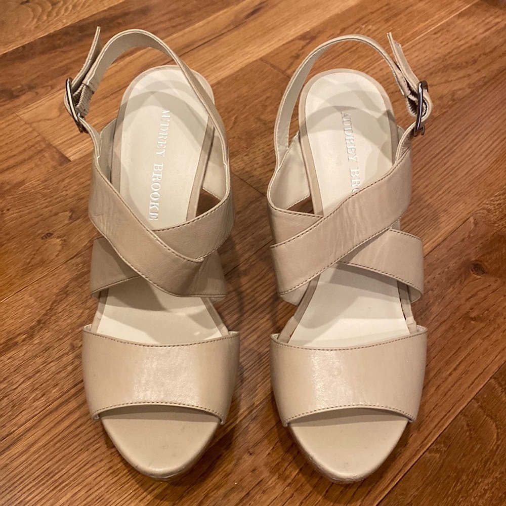 Audrey Brooke Nude heel size 7 worn once